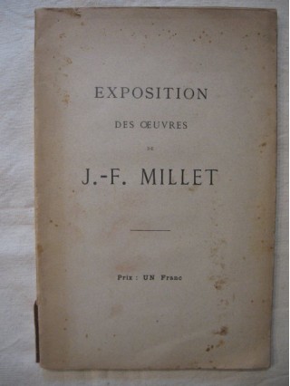 Exposition des oeuvres de J.F. Millet