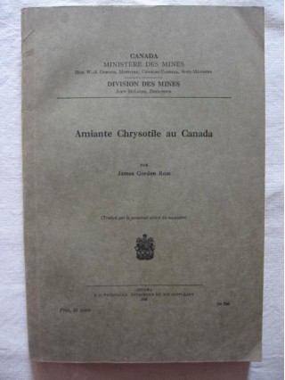 Amiante chrysolite au Canada