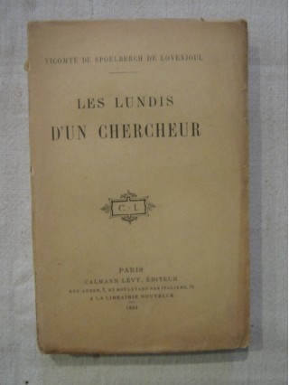 Les lundis du chercheur