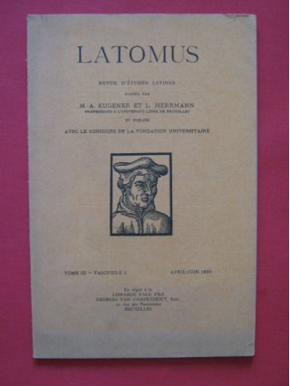 Latomus, revue d'études latines, TIII, fascicule 2