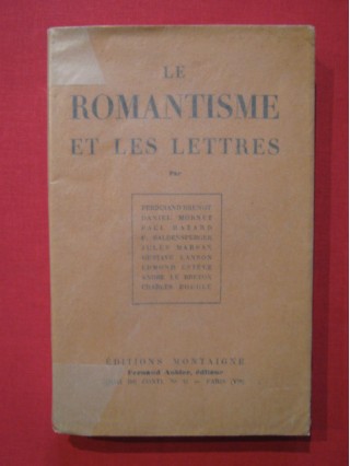 le romantisme et ses lettres