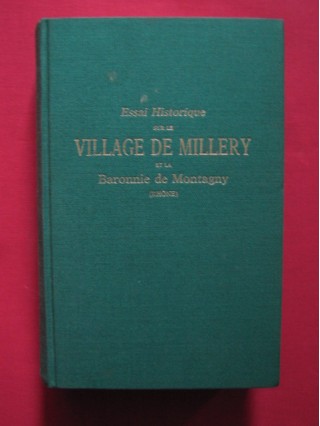 Essai historique sur le village de Millery et de la baronnie de Montagny (Rhône)