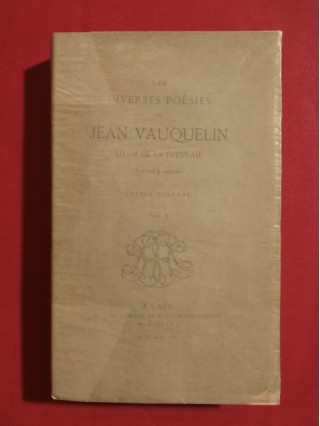 Les diverses poésies de Jean Vauquelin, sieur de la Fresnaie, T2