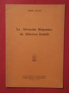 La advocatio hipanica de Alberico Gentili