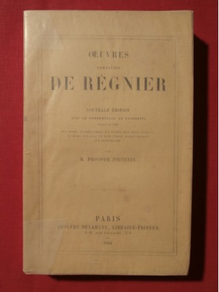 Oeuvres complètes de Régnier