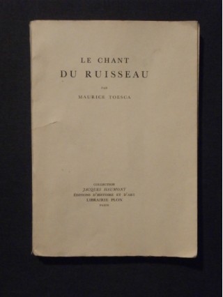 Le chant du ruisseau