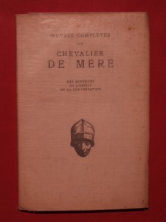 Oeuvres completes du chevalier de Méré, tome 2