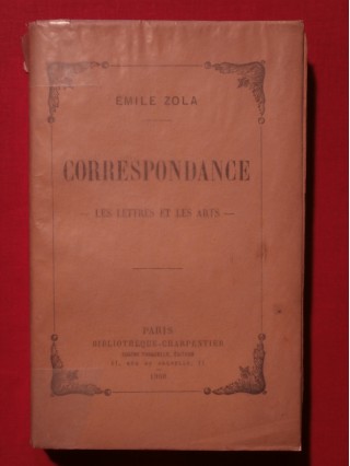 Correspondance, les lettres et les arts