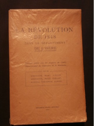 La révolution de 1848 dans le département de l'Isère