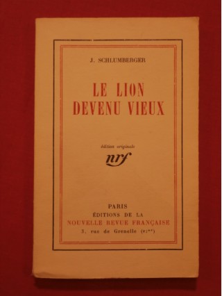 Le lion devenu vieux