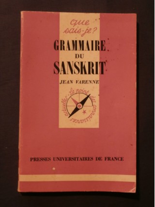 Grammaire du Sankrit