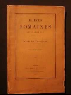 Ruines romaines de l'Algèrie, subdivision de Bone