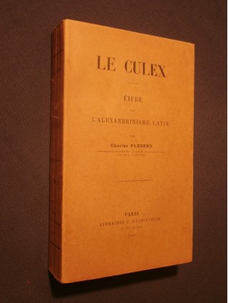 Le culex, étude sur l'alexandrinisme latin 