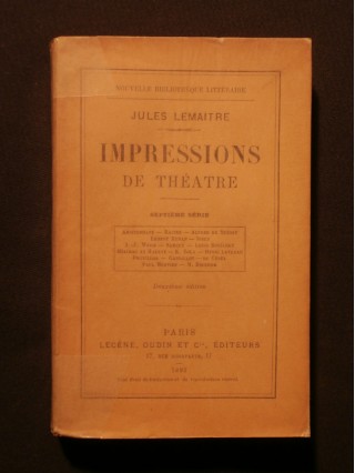 Impressions de théâtre, septième série