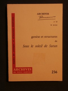 Genèse et structures de Sous le soleil de satan