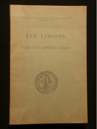 Les Lingons, textes et inscriptions antiques