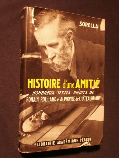 Histoire d'une amitié, Romain Rolland et Alphonse de Chateaubraind