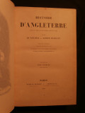 Histoire d'Angleterre depuis les temps les plus reculés jusqu'à nos jours, 2 tomes