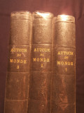 Autour du monde, aquarelles, souvenirs, voyages, 3 tomes