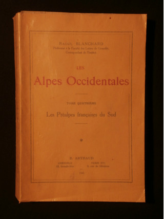 Les Alpes occidentales, les préalpes françaises du sud, T4, partie 1