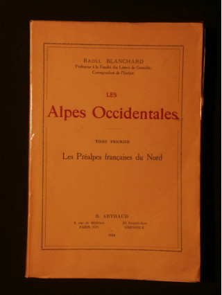 Les Alpes occidentales, les préalpes françaises du nord, T1