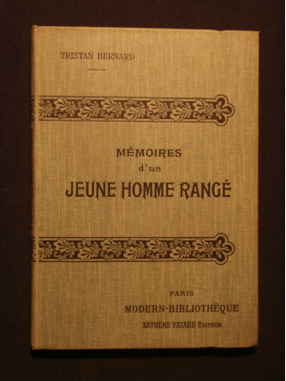 Mémoires d'un jeune homme rangée