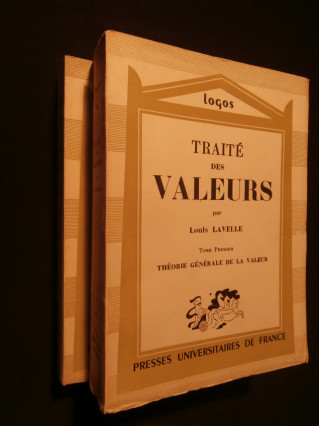 Traité des valeurs, 2 tomes