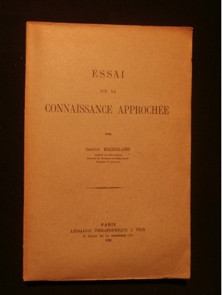 Essai sur la connaissance approchée