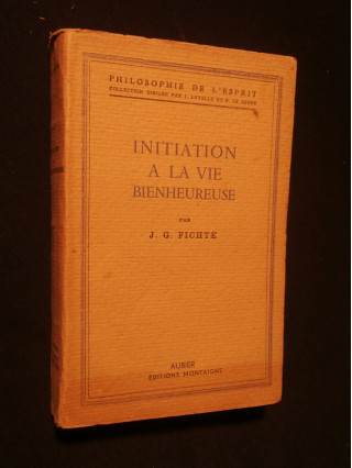 Initiation à la vie bienheureuse