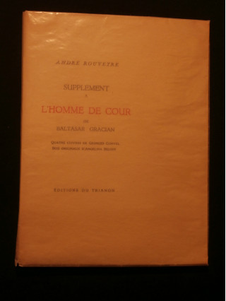 Supplément à L'homme de cour, de Baltasar Gracian