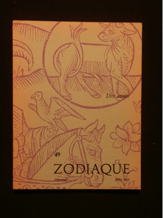 Revue Zodiaque n°49, dix années