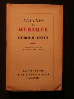 Lettres de Mérimée à Ludovic Vitet