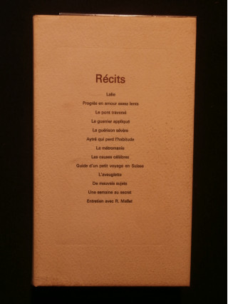 Récits