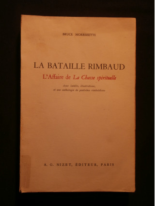 La bataille Rimbaud, l'affaire de la chasse spirituelle