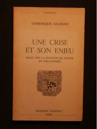 Une crise et son enjeu