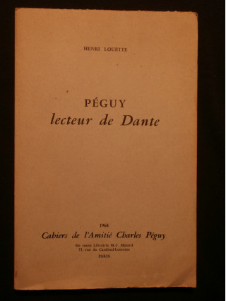 Péguy, lecteur de Dante