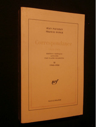 Correspondance 1923-1968, tome 2