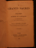 Les chants sacrés ou psaumes, hymnes et cantiques 